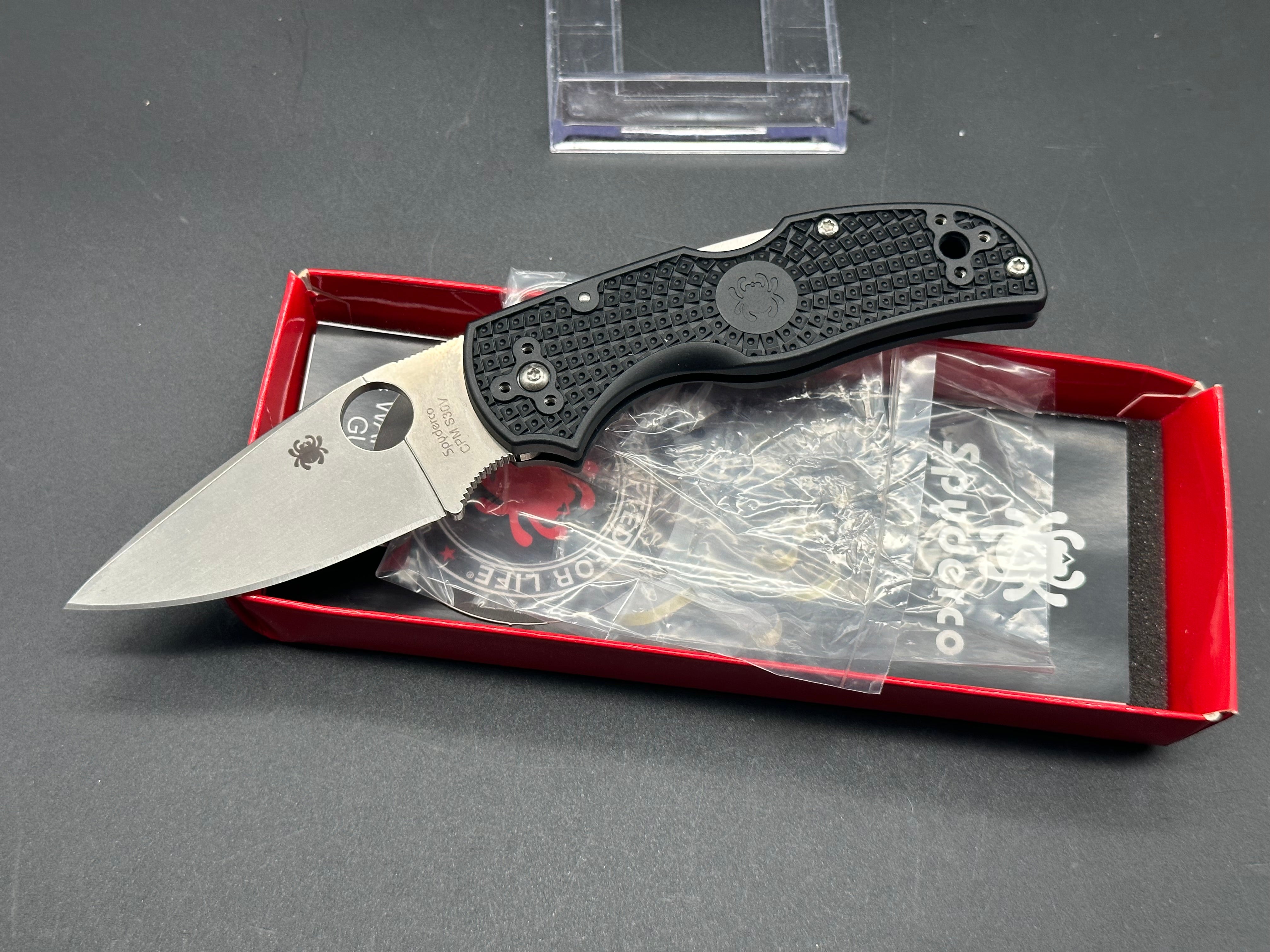 Spyderco C41PBK5 Native 5 Lightweight Folding Knife - EDC Pocket Knife for Camping, Hiking & Outdoor Adventures