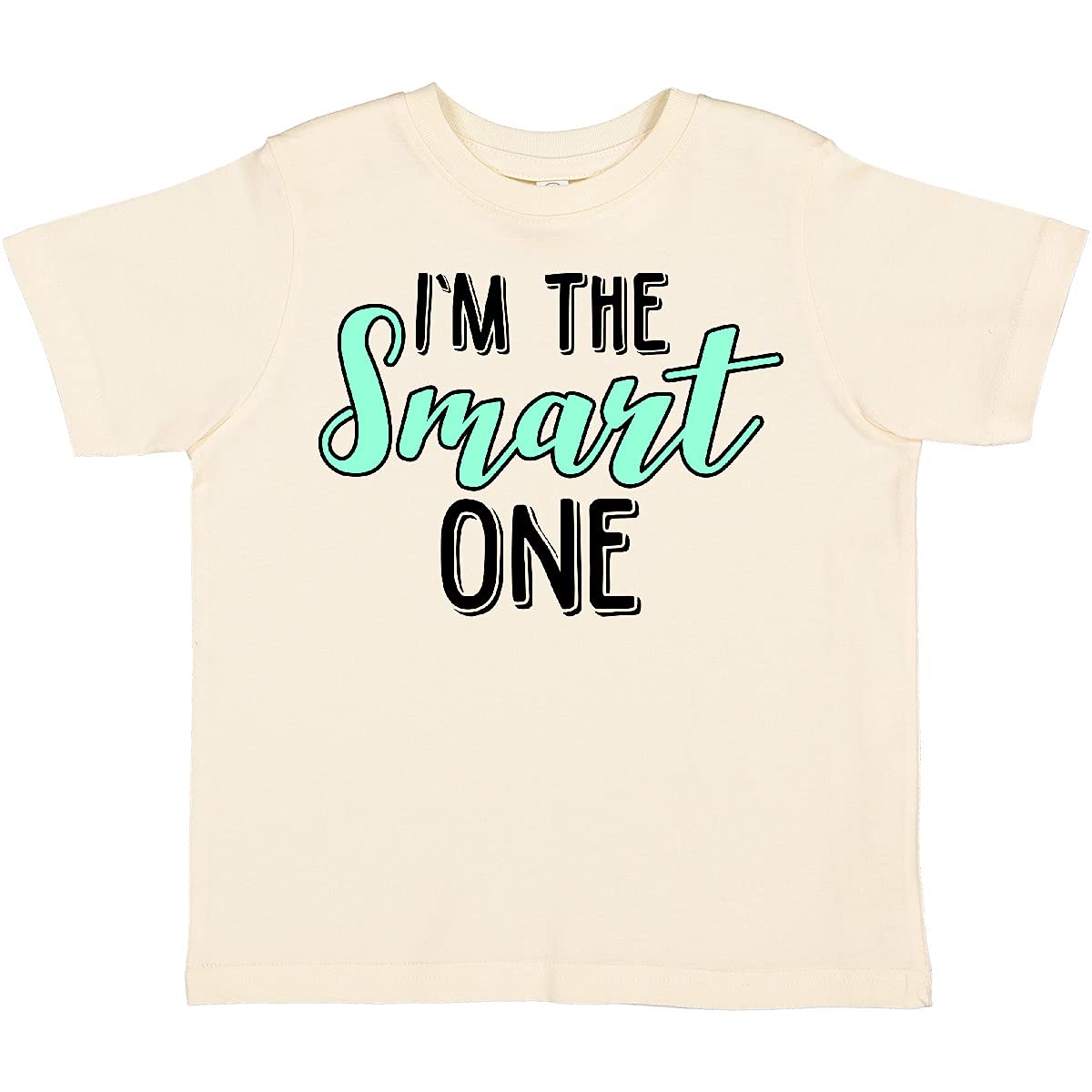 Inktastic 'I'm The Smart 1' Funny Toddler T-Shirt - Cute Baby Boy & Girl Tee for Playdates, Daycare & Family Photos