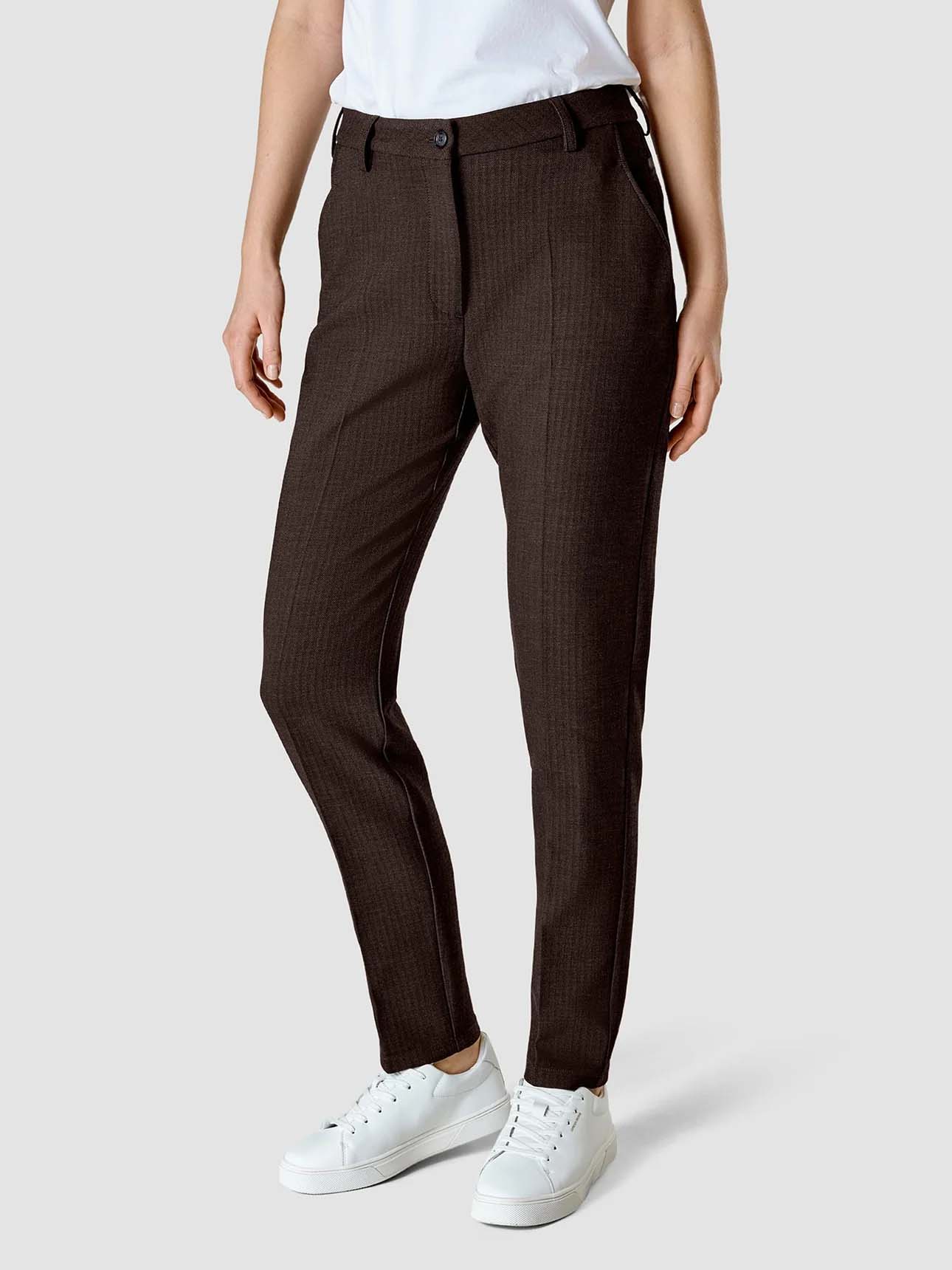 Best Tapered Pants for Men - Dark Chocolate Color Slim Fit Casual Trousers - Perfect for Office, Travel & Everyday Wear