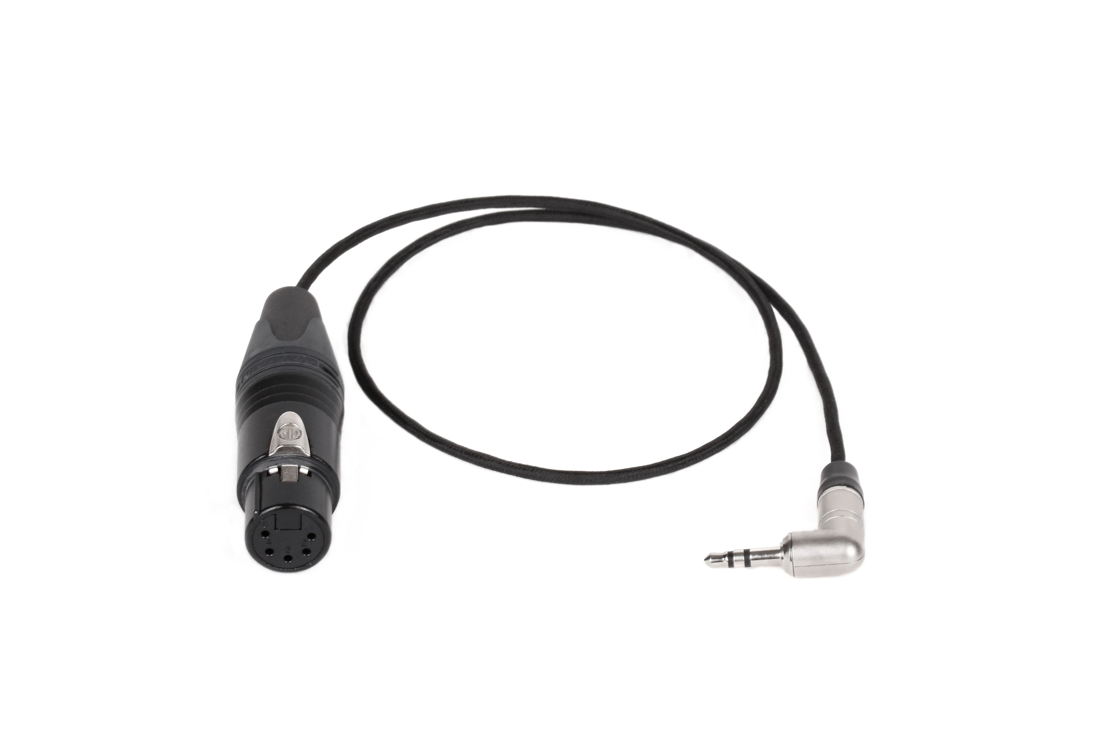 Professional 3.5mm TRS to 5-Pin Female XLR Adapter Cable - High-Quality Audio Connector for Microphones, Mixers & Studio Equipment - Perfect for Live Performances, Recording Studios & DJ Setups