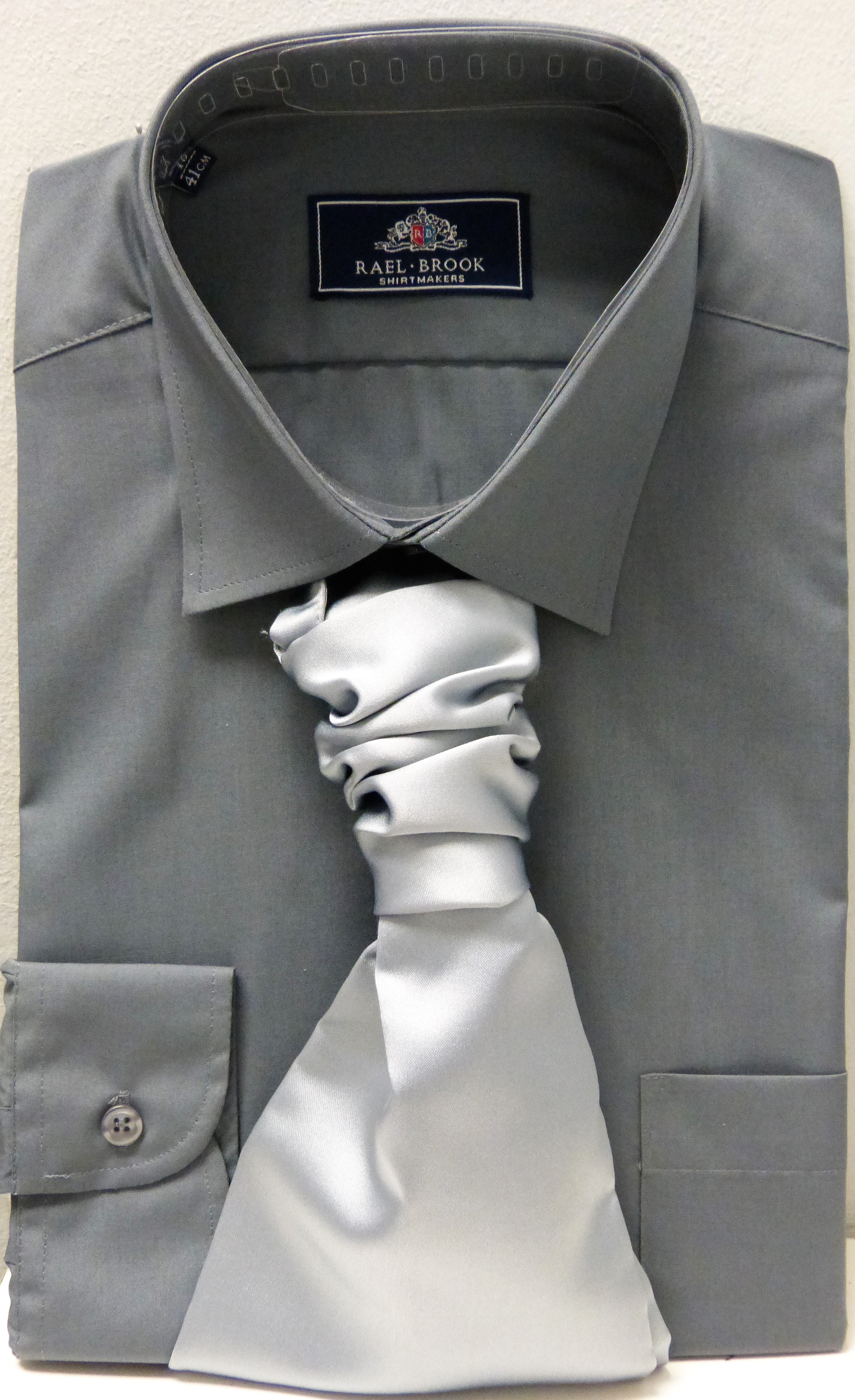 Boys Grey Standard Collar Shirt - Classic Casual Button Down for School & Play | Comfortable Cotton Dress Shirt for Kids