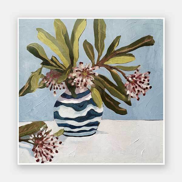 Australian Bouquet II Floral Wall Art Print - Unframed Canvas Painting for Home Decor, Office & Gift Giving