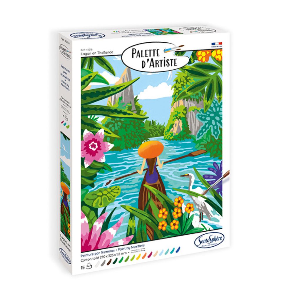 Sentosphere Artist's Palette - Premium Watercolor Paint Set Inspired by Thailand's Lagoon | Perfect for Professional Artists & Watercolor Painting Enthusiasts