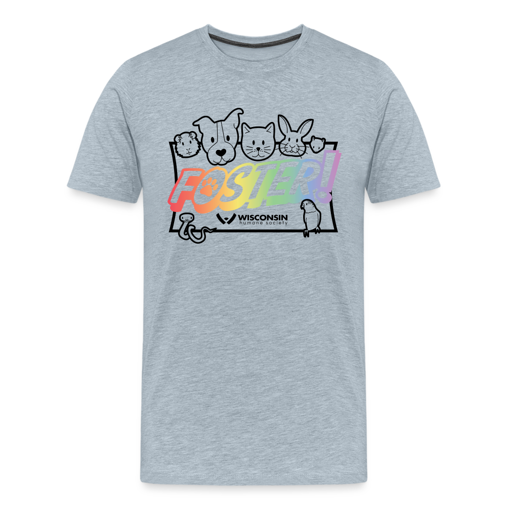 Foster Pride Classic Premium T-Shirt for Men & Women - Soft Cotton Comfort Fit Tee for Casual Wear, Workouts & Everyday Outfits