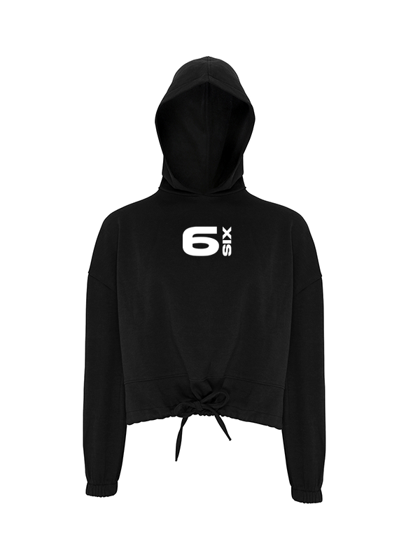 6SIX Women's Cropped Oversize Hoodie - Trendy Streetwear Pullover for Casual Wear, Gym & Loungewear