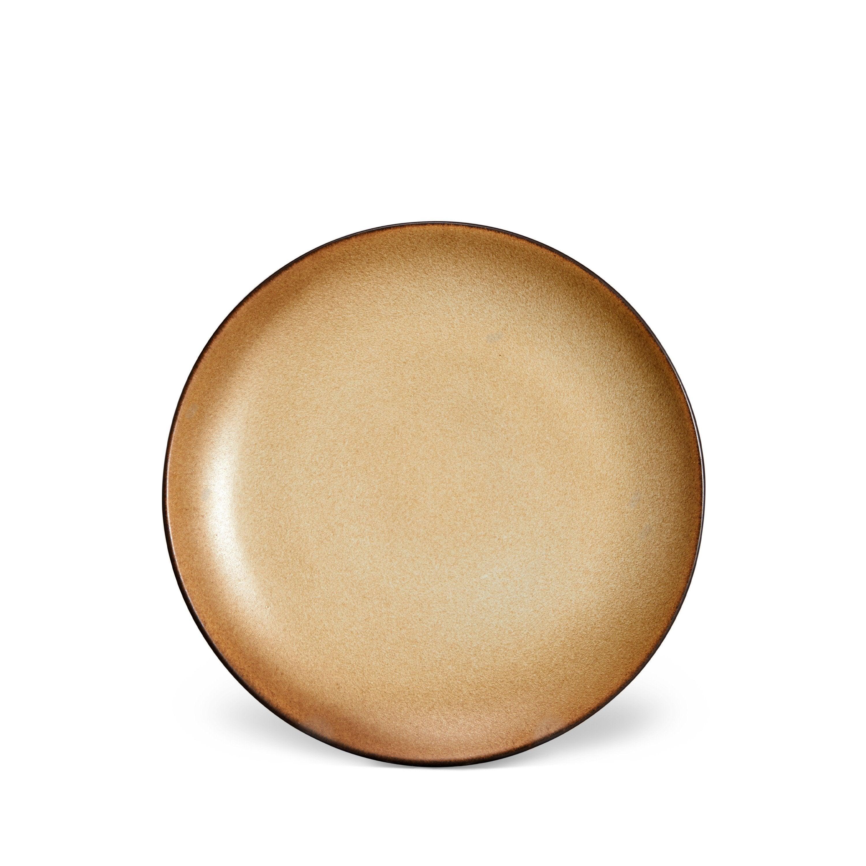 Elegant Terra Dessert Plate - Handcrafted Leather Accent for Stylish Dining & Home Decor | Perfect for Desserts, Cheese, Charcuterie & Entertaining