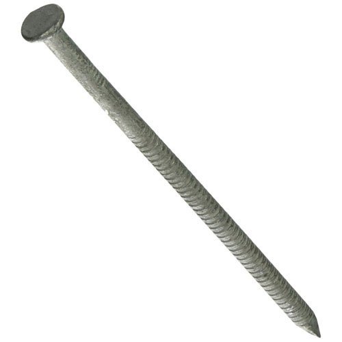 Hot Dipped Galvanized Pole Barn Nails 4 Inch (5lb Box) - Rust-Resistant Construction Nails for Fencing, Roofing, and Outdoor Wood Structures