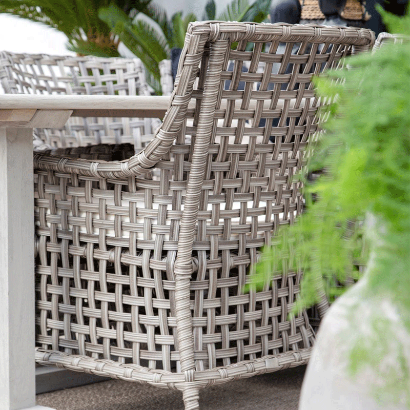 Artwood Malaga Outdoor Dining Chair - Weather-Resistant Patio Furniture for Garden, Poolside, and Backyard Dining - Comfortable & Durable Teak Wood Design