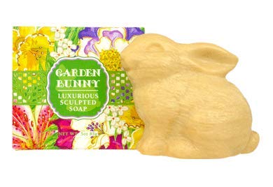 Greenwich Bay Trading Company Handmade Decorative Garden Bunny Soap - Sculpted Natural Soap for Bathroom Decor, Easter Gifts & Spring Home Decorations