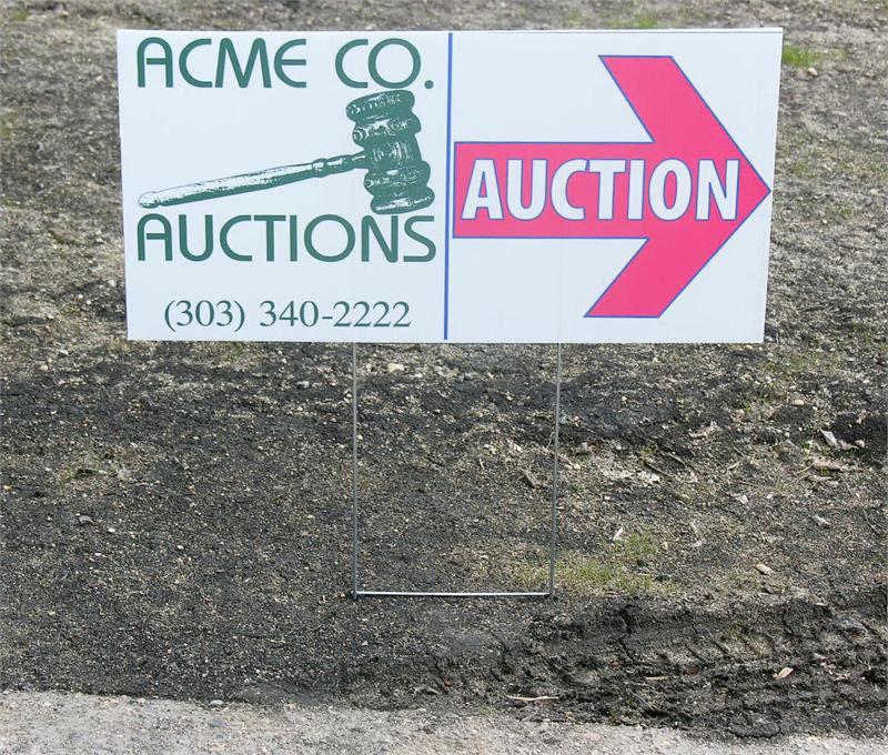 Custom 12x24 Full Color One-Sided Vinyl Sign - Perfect for Business Advertising, Events & Outdoor Promotions