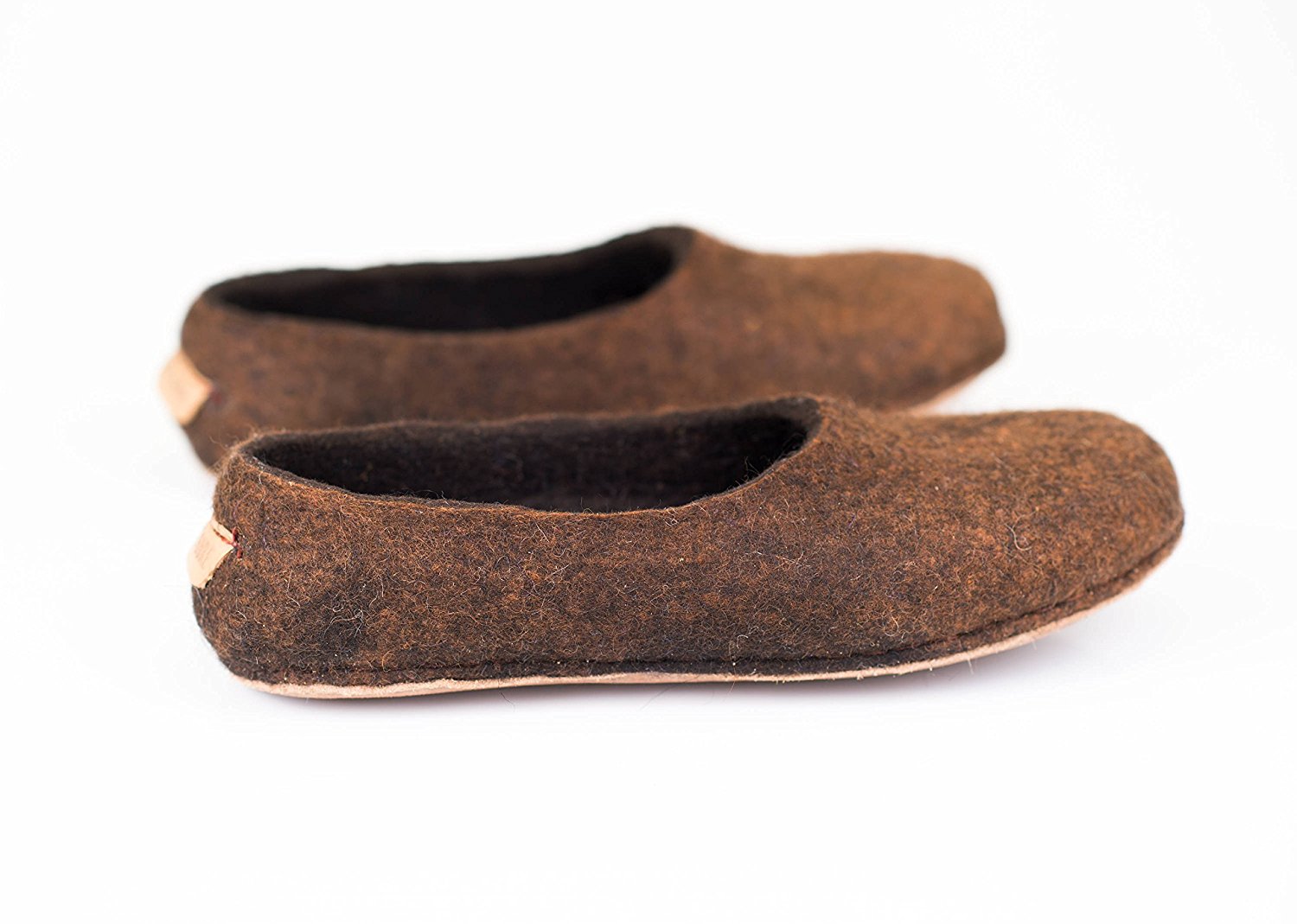 Men's Natural Alpaca Wool Slippers - Warm & Comfortable House Shoes for Winter Indoor/Outdoor Use