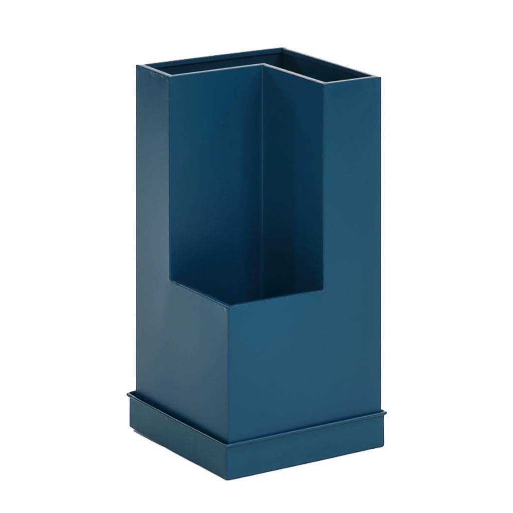 MLKJXD Rustproof Metal Umbrella Stand - Indoor & Outdoor Umbrella Holder for Canes & Walking Sticks with Drip Tray - Perfect for Home, Office, Porch & Garden Decor