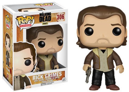 Funko Pop! The Walking Dead Season 5 Rick Grimes Collectible Vinyl Figure - TV Show Merchandise for Fans & Collectors | Perfect for Display, Gifts, and The Walking Dead Memorabilia Collections