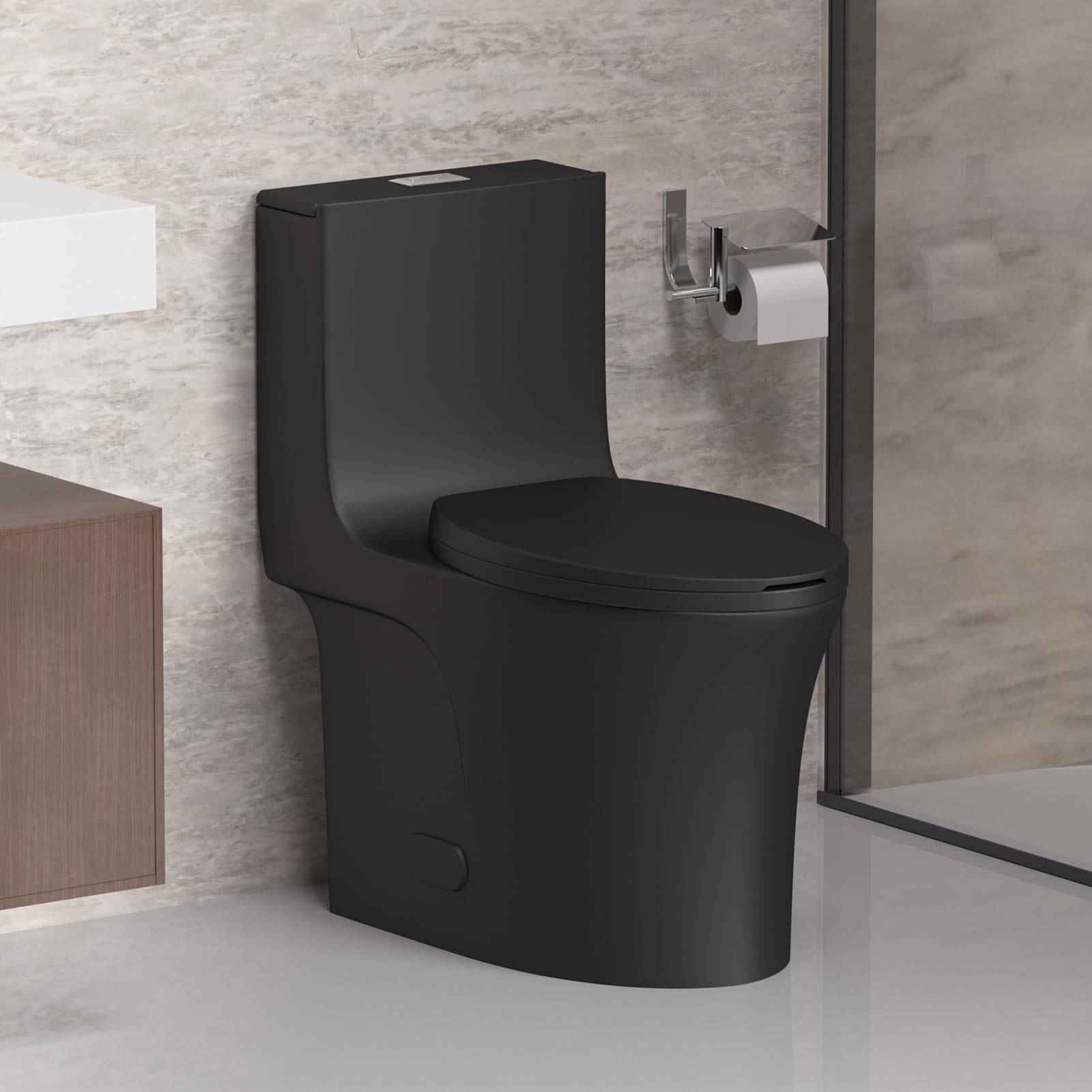 Elongated One Piece Toilet - 17.3