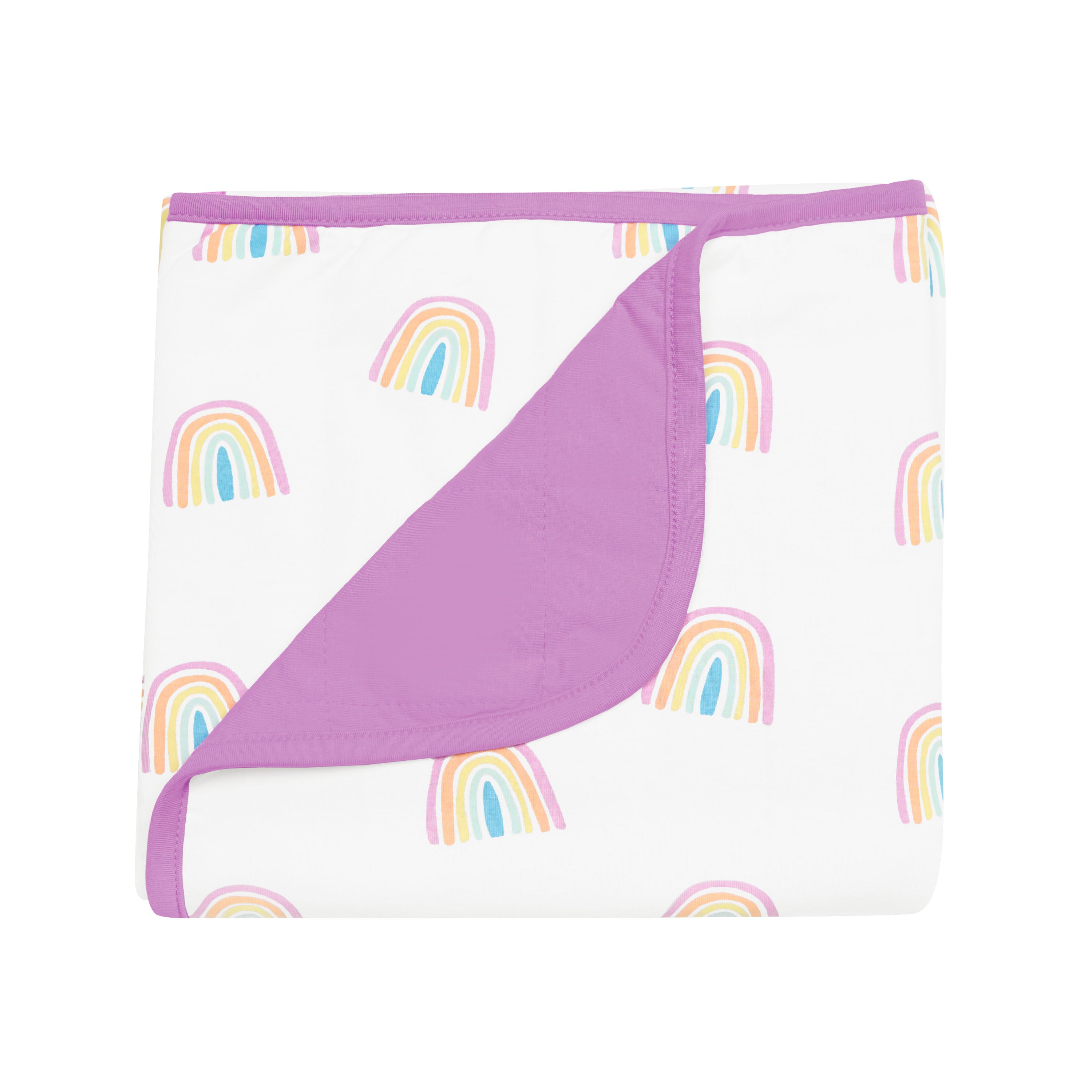 Soft Poi Rainbow Baby Blanket 1.0 - Ultra Cozy Infant Swaddle & Nursing Cover for Newborns, Toddlers - Perfect for Crib, Stroller, Car Seat & Photo Shoots
