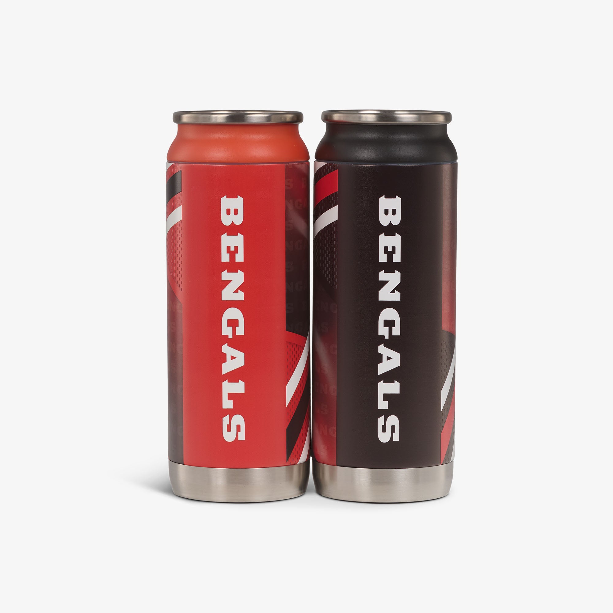Cincinnati Bengals Official NFL Home & Away 16oz Beer Can 2-Pack - Perfect for Tailgating, Game Day Parties & Sports Fan Gifts