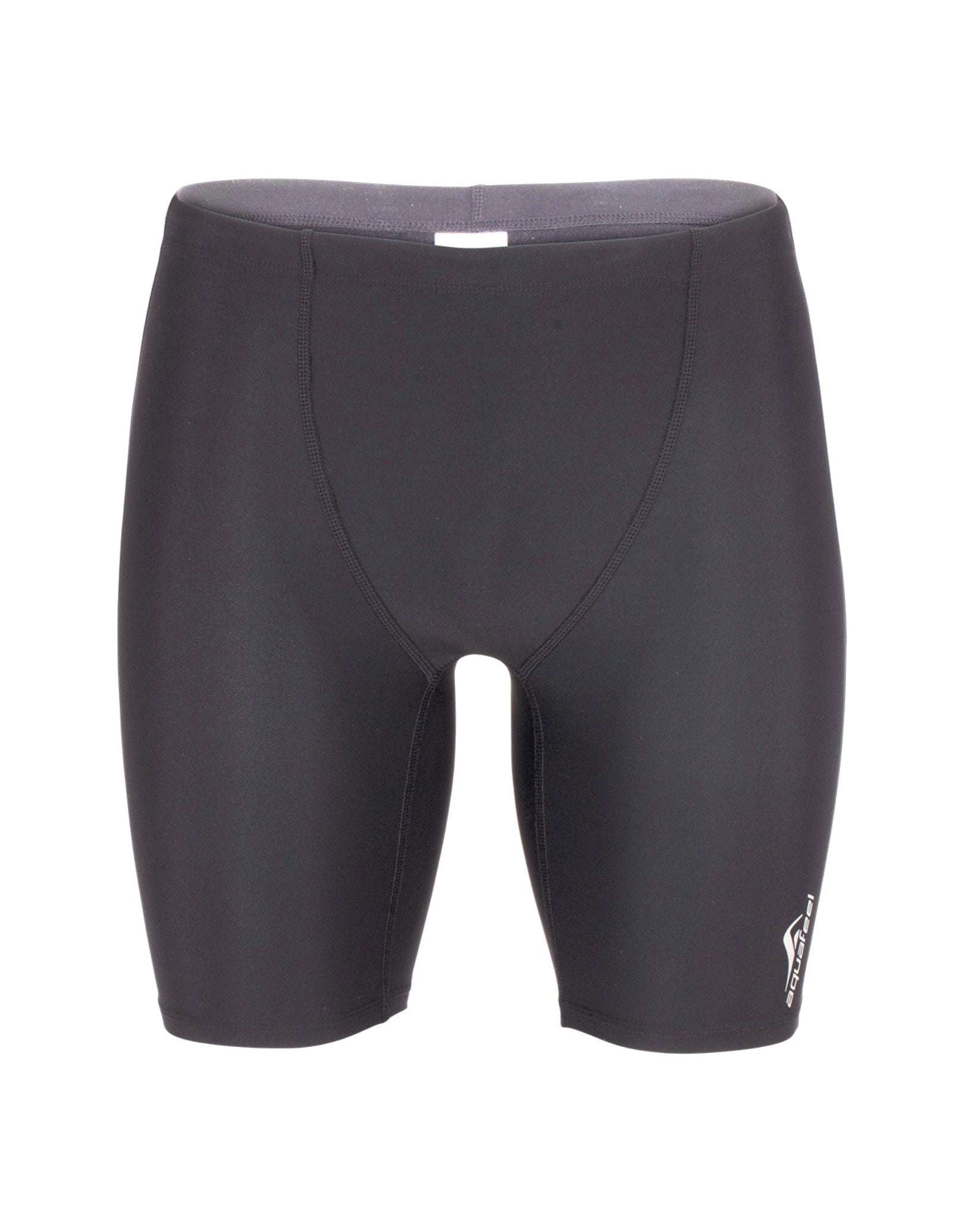 Boys Sporty Swim Jammer - Black | Quick-Dry Performance Swimwear for Kids | Perfect for Swimming Lessons, Beach & Pool Activities
