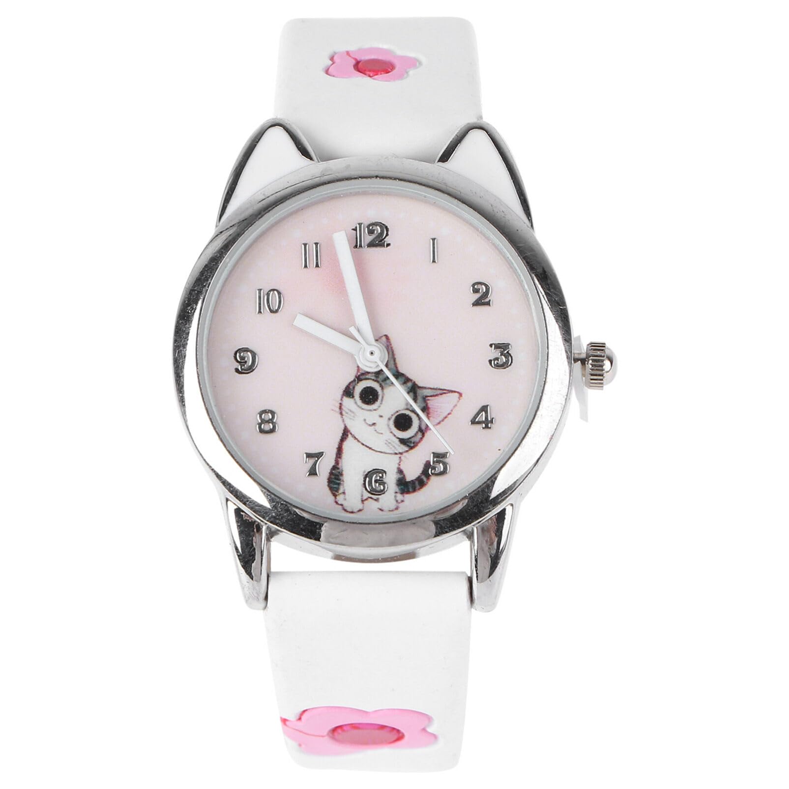 Mikikit Kids Sports Watch - Cute Cat Design for Girls, Outdoor Play & School