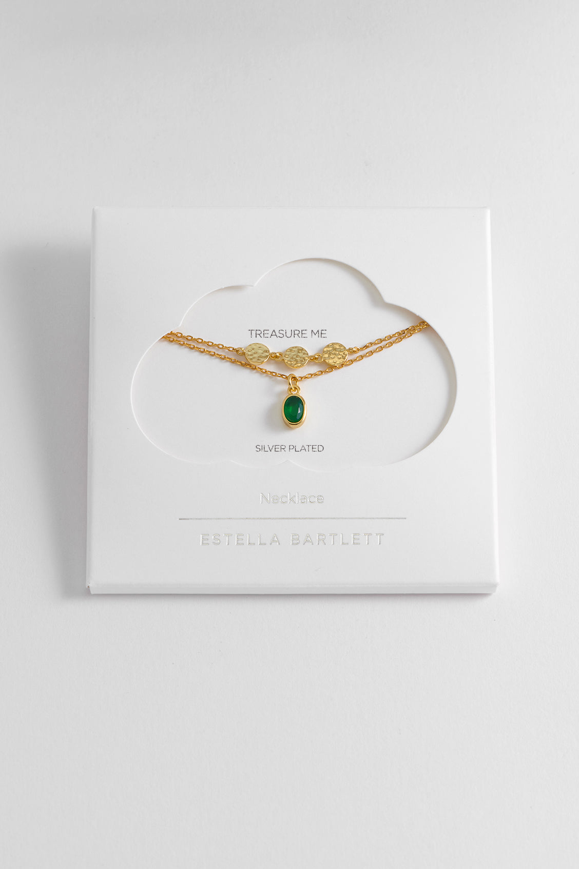Textured Disc Gemstone Duo Necklace - Boho Chic Layered Necklace for Women - Perfect for Casual Wear, Date Nights & Special Occasions