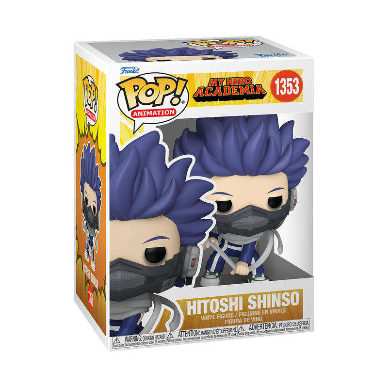 Hitoshi Shinso Funko Pop My Hero Academia Vinyl Figure #1353 with Protector Case - Perfect for Anime Collectors, Gifts, and Display