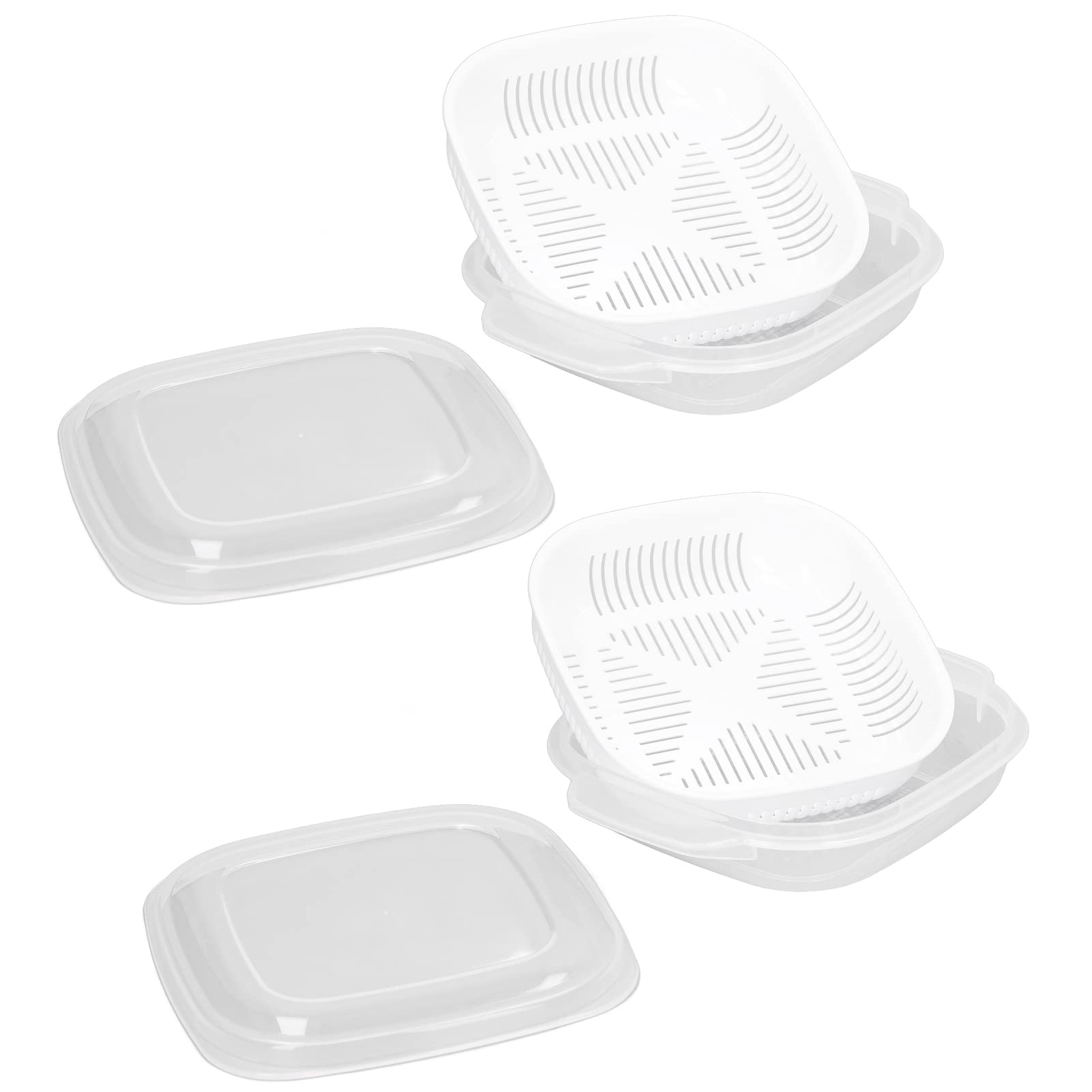 Insulated Bento Lunch Box Set - 2Pcs Leak-Proof Food Storage Containers for Office, School & Camping - Freezer & Microwave Safe (-20℃~140℃) - Perfect for Workers, Students & Outdoor Activities