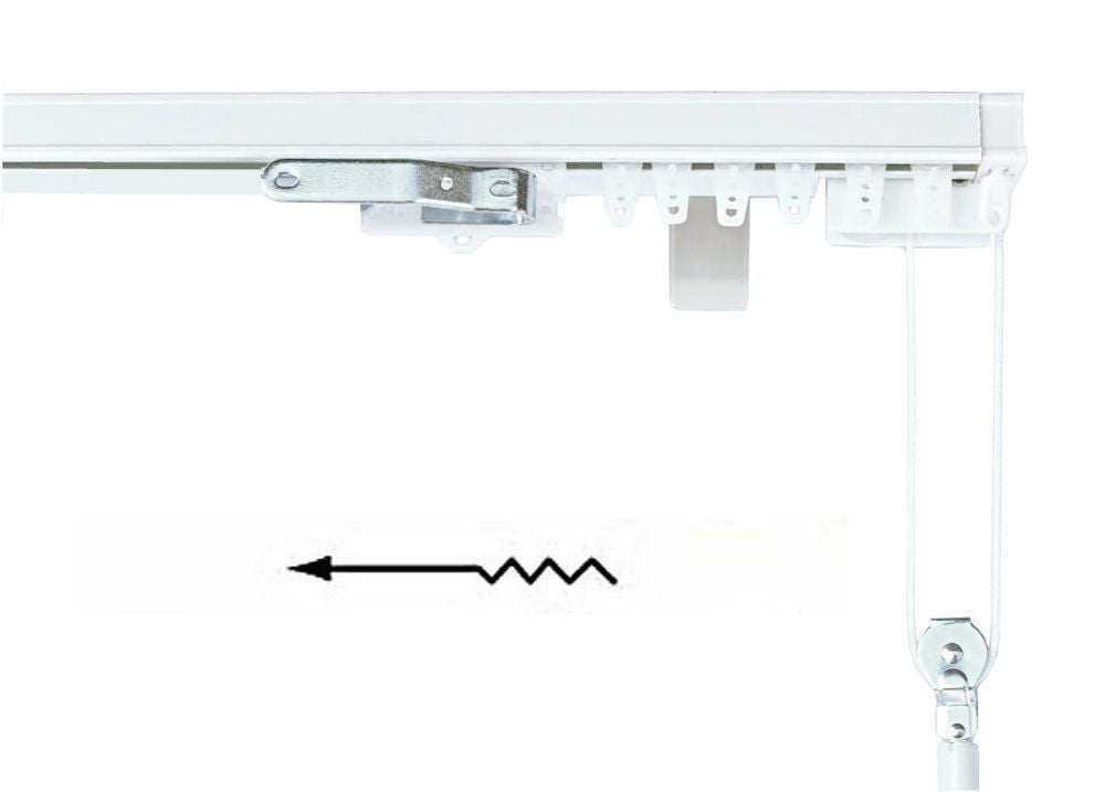 One-Way Right Cord Pull - Heavy Duty Drawstring for Blinds, Curtains & Shades | Perfect for Home, Office & RV Window Treatments