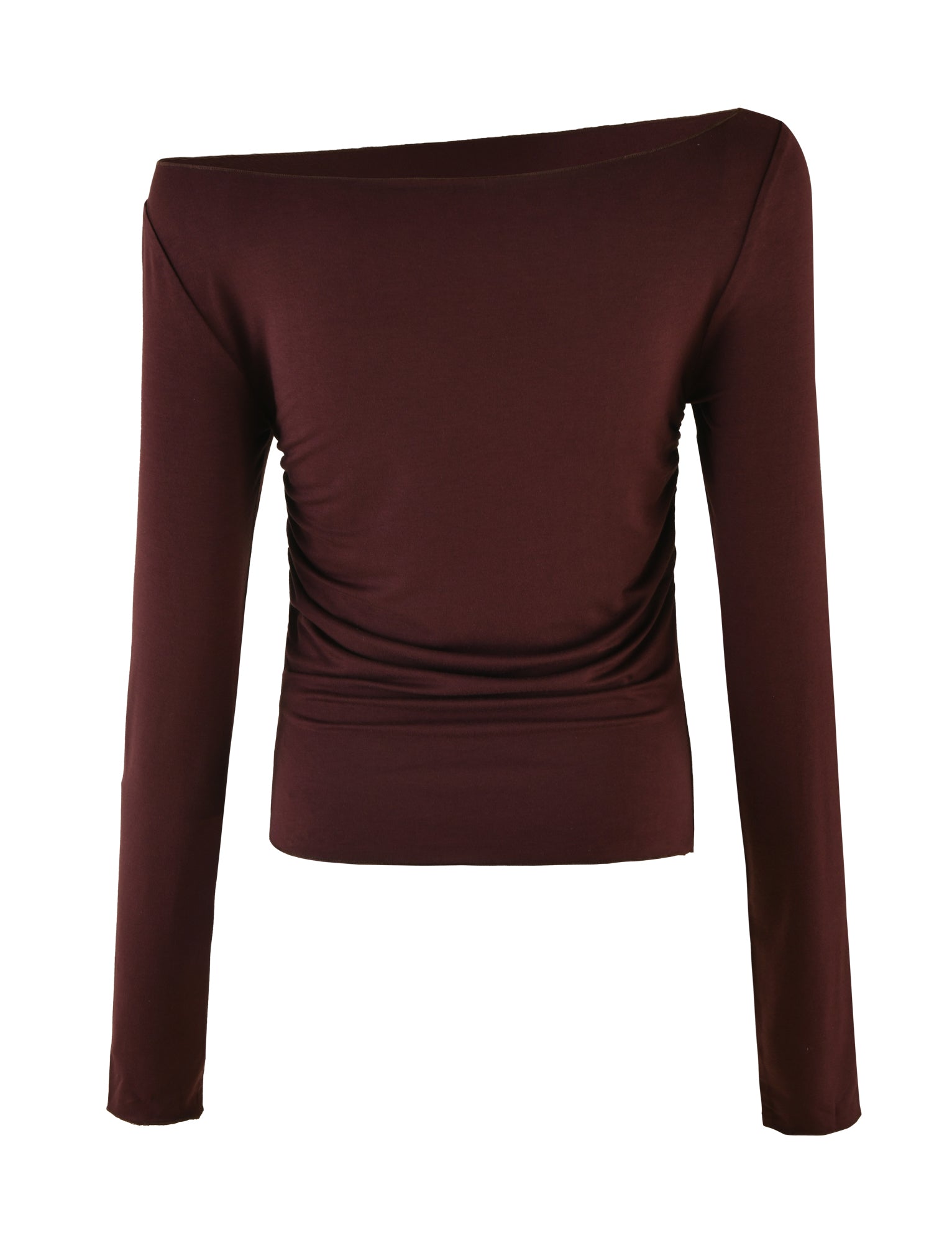 BIANKA TOP Women's Brown Chocolate Blouse - Elegant Casual Shirt for Office, Date Night & Everyday Wear
