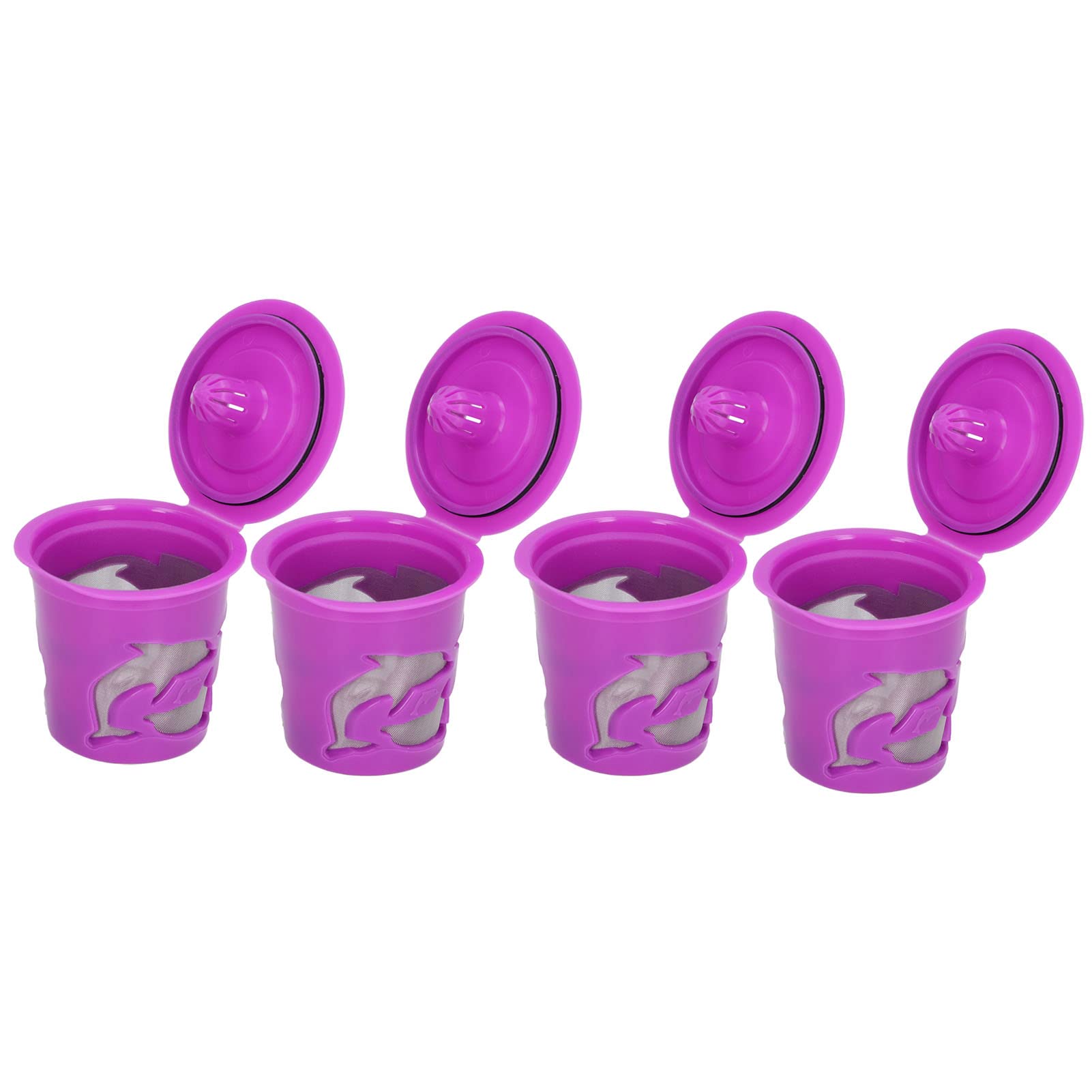 Refillable Reusable Coffee Capsules 100ML (4-Pack) - Eco-Friendly Coffee Pods for Nespresso Machines | Perfect for Home, Office & Travel Use