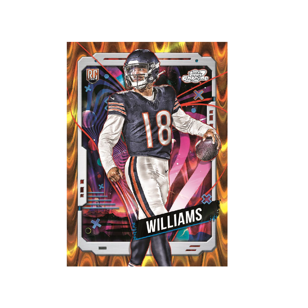 2024 Topps Cosmic Chrome Football Hobby Box - Premium Trading Cards Collection for Collectors & Fantasy Sports Fans