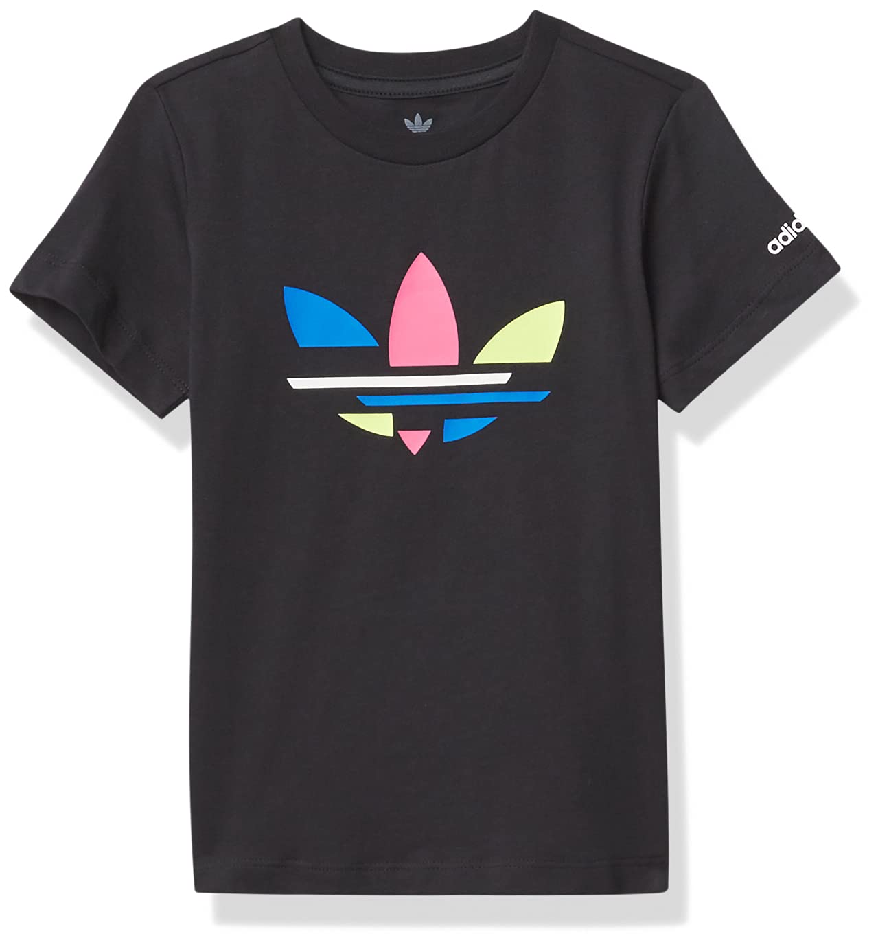 Adidas Originals Baby Girls' Adicolor Short Sleeve T-Shirt - Soft Cotton Casual Tee for Toddlers, Playdates & Everyday Wear