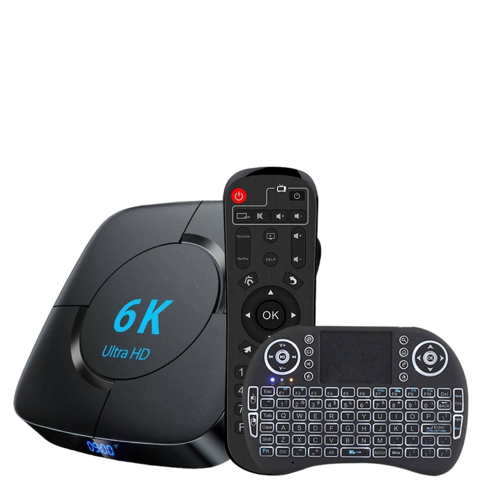 MBETA Android 10 HD Smart TV Box - 4K Streaming Media Player with WiFi, Netflix & YouTube Support - Perfect for Home Entertainment & Movie Nights