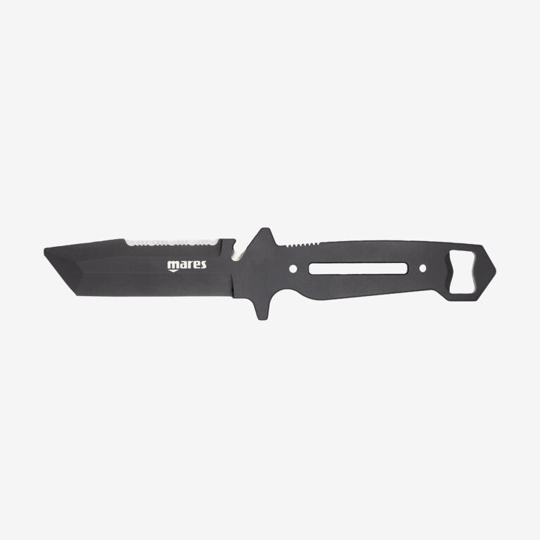 Mares Maximus Dive Knife - Professional Stainless Steel Scuba Diving Knife for Spearfishing, Snorkeling & Underwater Safety | Perfect for Marine Adventures & Emergency Situations