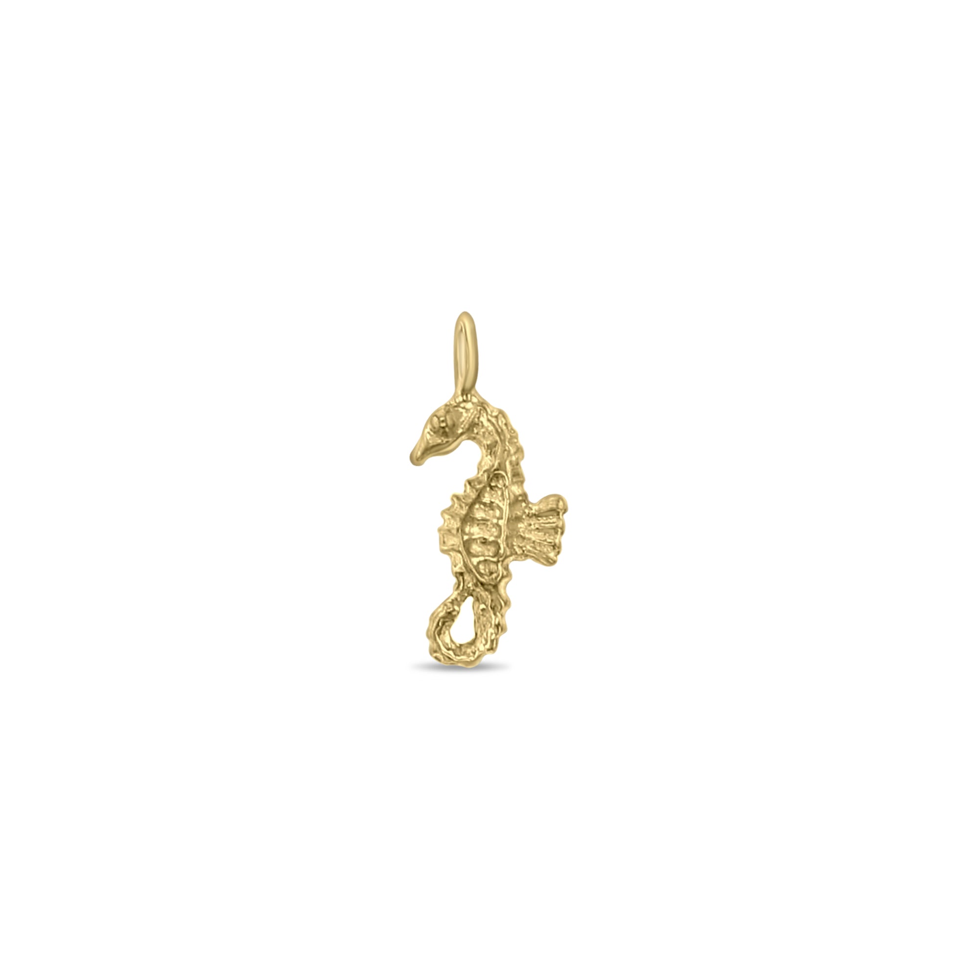 14K Gold Seahorse Charm Pendant Necklace for Women - Elegant Jewelry Gift for Birthday, Anniversary & Valentine's Day - Perfect for Beach Vacations & Ocean-Themed Outfits
