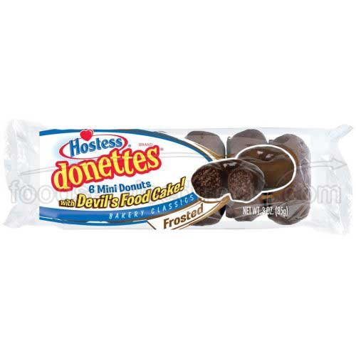 Double Chocolate Mini Donuts - Frosted Donettes Single Serve (3oz, 60 Pack) - Perfect for Office Snacks, School Lunches & Party Treats