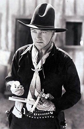 Hopolong Cassidy Iron On T-Shirt Transfer - 8 x 10 Inch Western Cowboy Photo for DIY Custom Shirts, Costumes & Vintage Apparel Projects