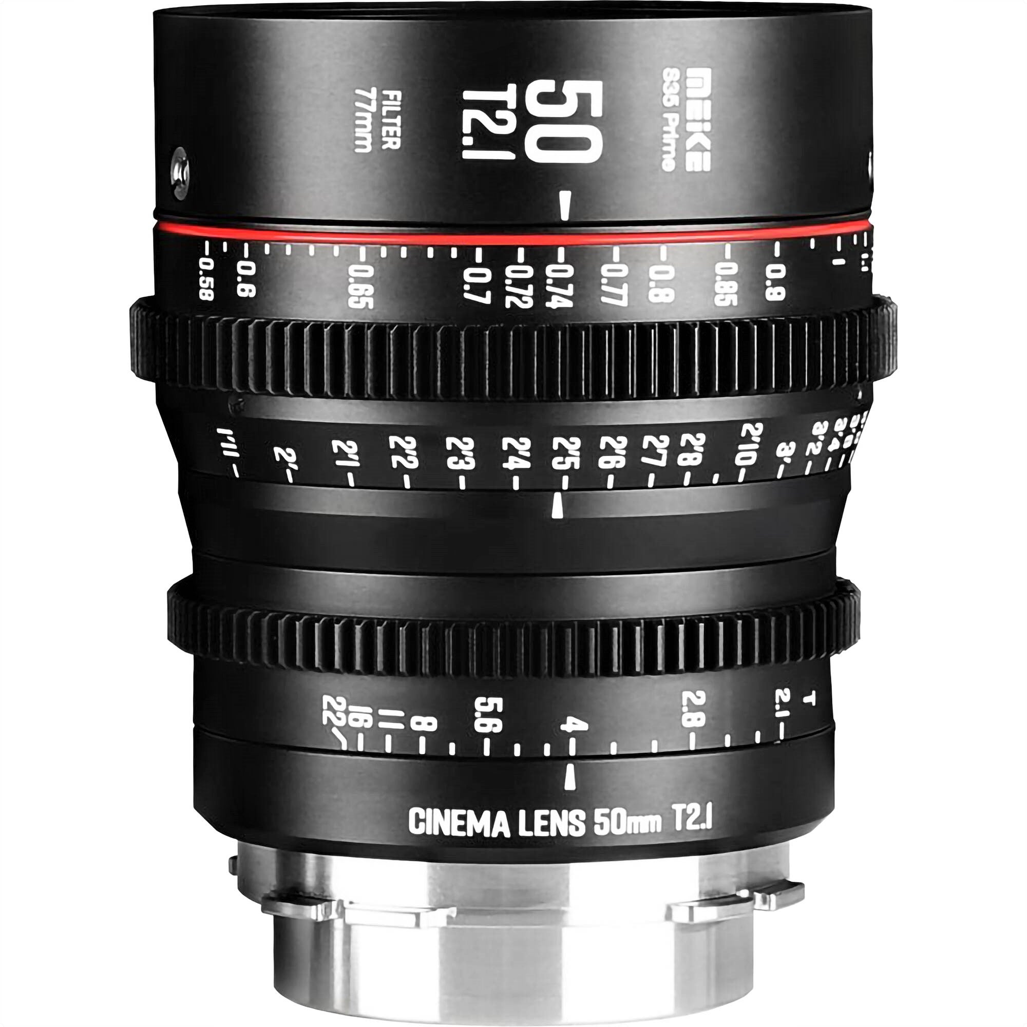 Meike Cinema Super35 50mm T2.1 Lens for PL Mount - Professional Cine Lens for DSLR & Mirrorless Cameras - Perfect for Filmmaking, Videography & Cinematic Shots
