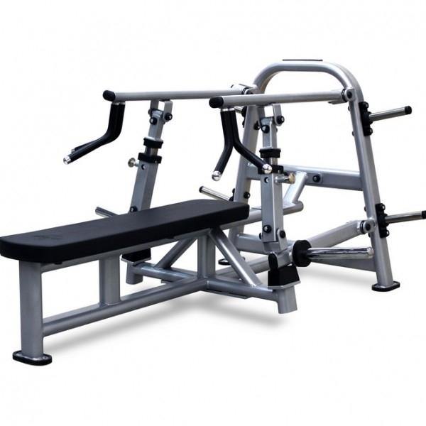 Atlantis Strength P441 Precision Series Plate Loaded Lying Converging Chest Press Machine for Home & Commercial Gym - Build Upper Body Strength for Bodybuilding & Fitness Training
