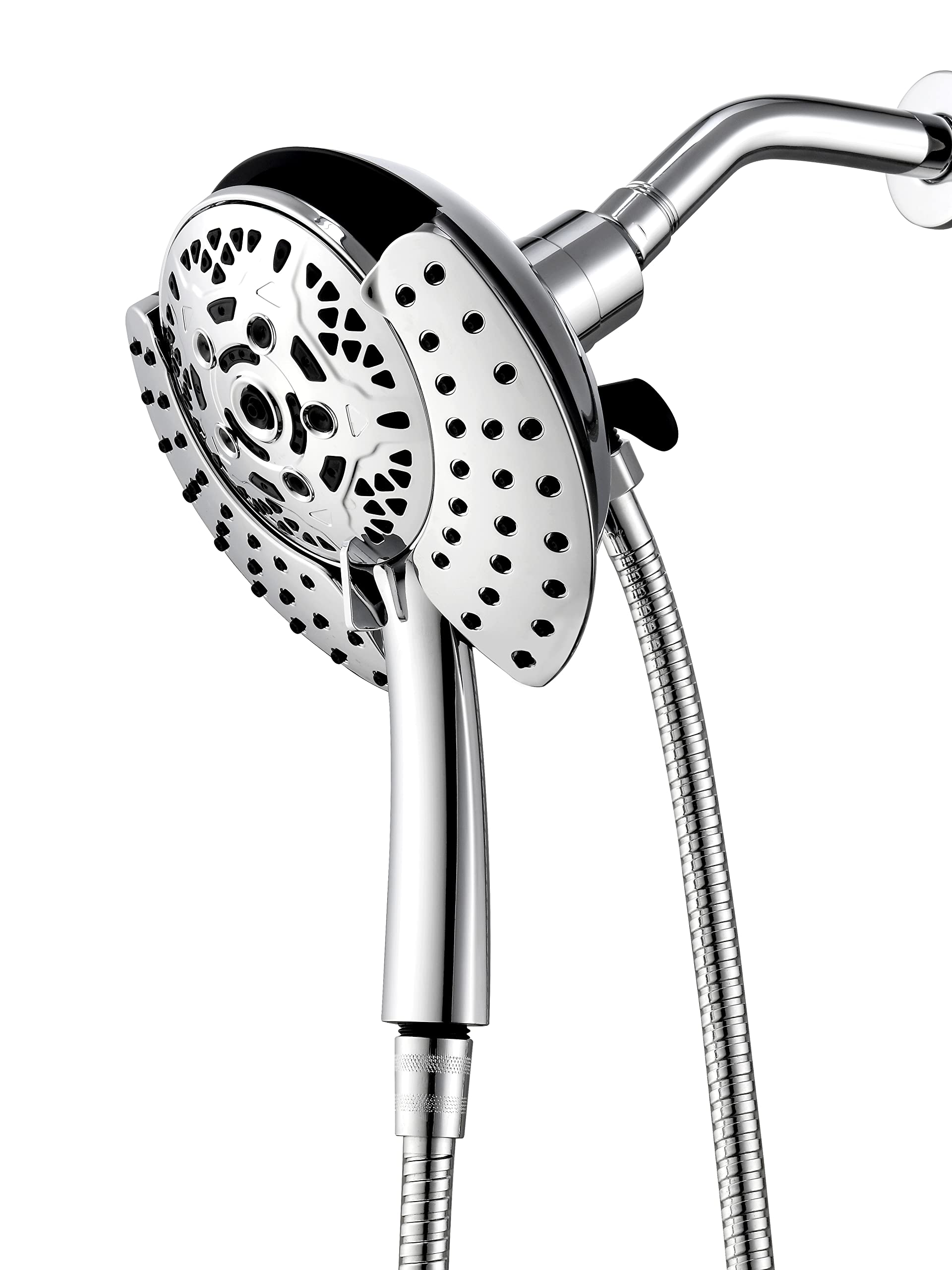 **INAVAMZ 2-in-1 High Pressure Shower Head with Handheld & Rainfall Spray, 59