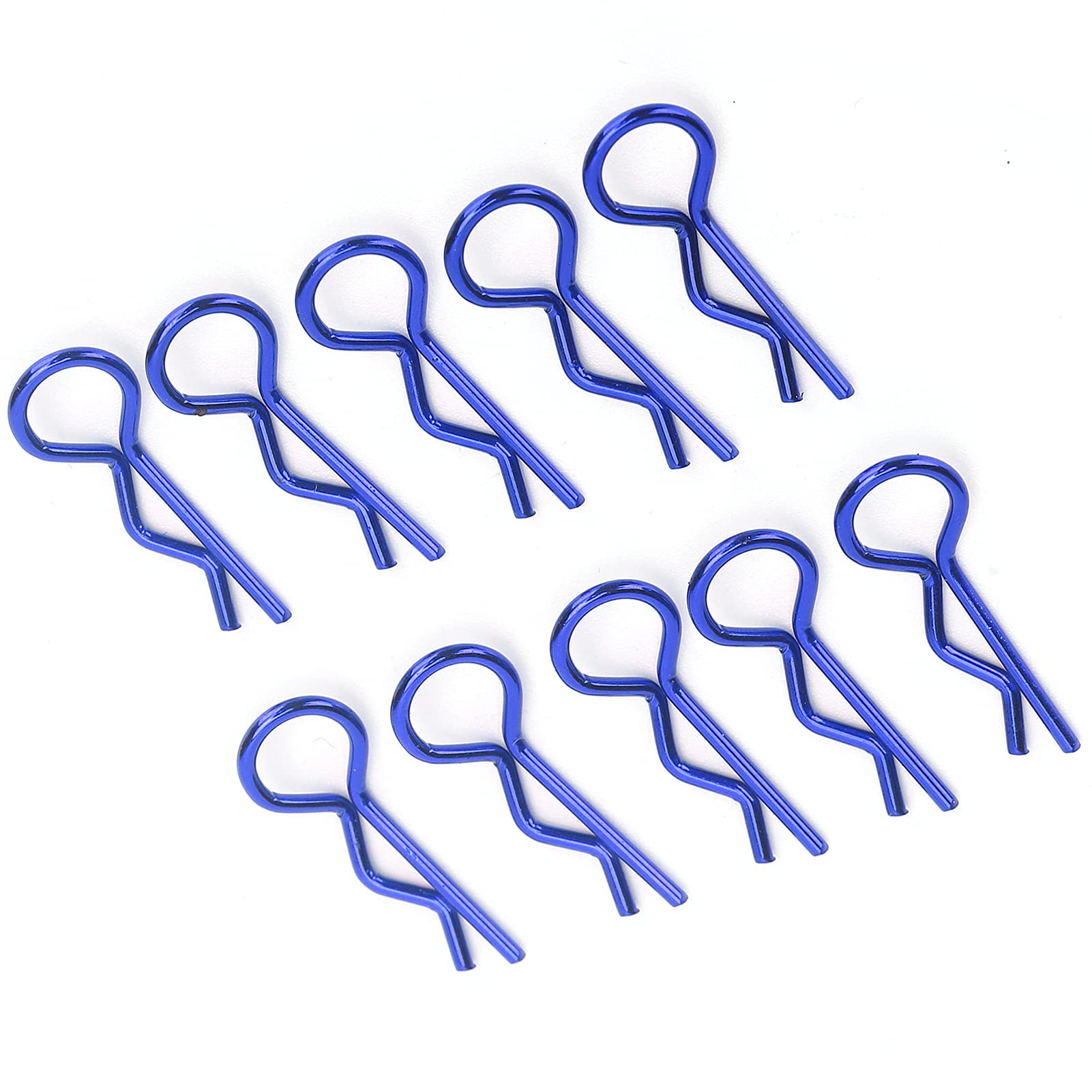 Wosune RC Body Clips - Durable Long Life Compact Size RC Car Shell Fasteners for 1/5 1/6 1/8 1/10 Scale RC Vehicles (Blue) - Perfect for Off-Road Bashing, Racing & RC Car Maintenance