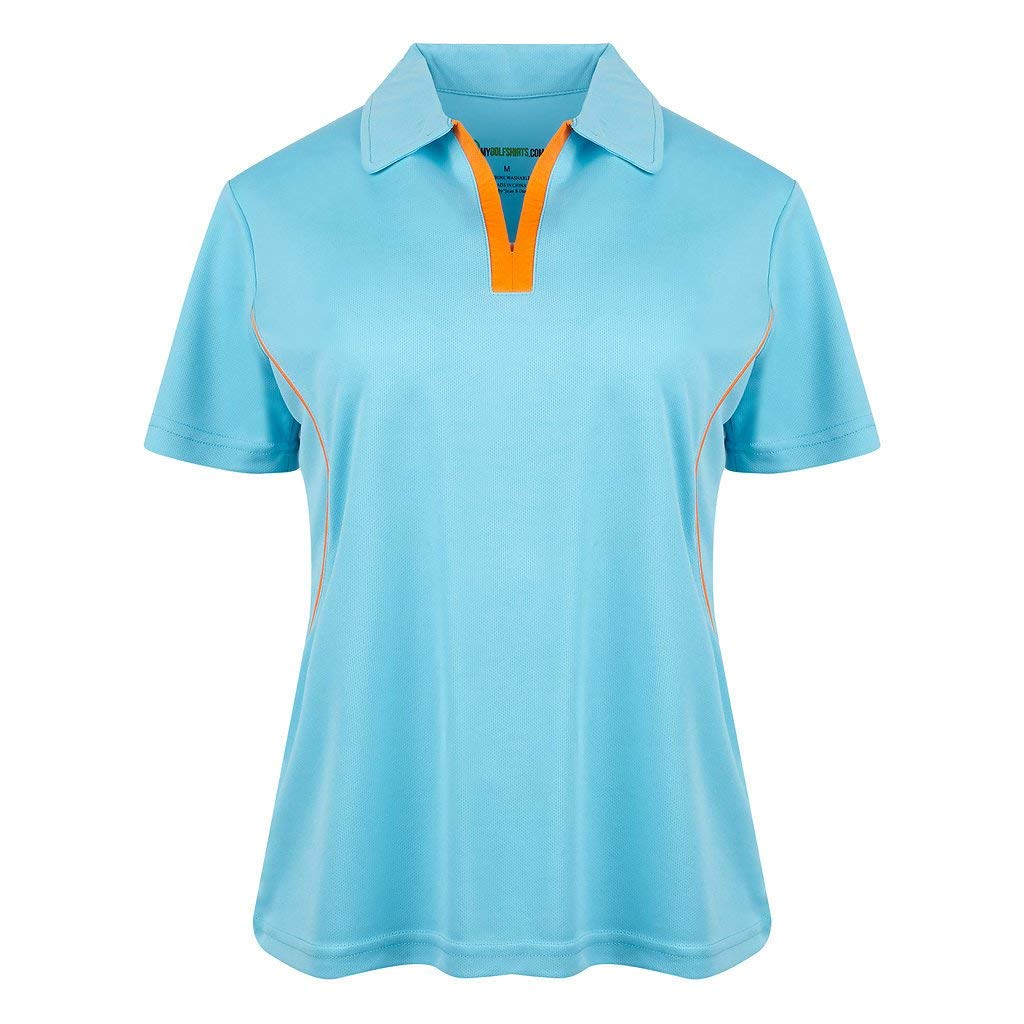 Premium Women's French Cut Golf Shirt - Breathable Short Sleeve Performance Polo with Free Golf Hat | Perfect for Golf Tournaments, Country Club Outings & Summer Sports Activities