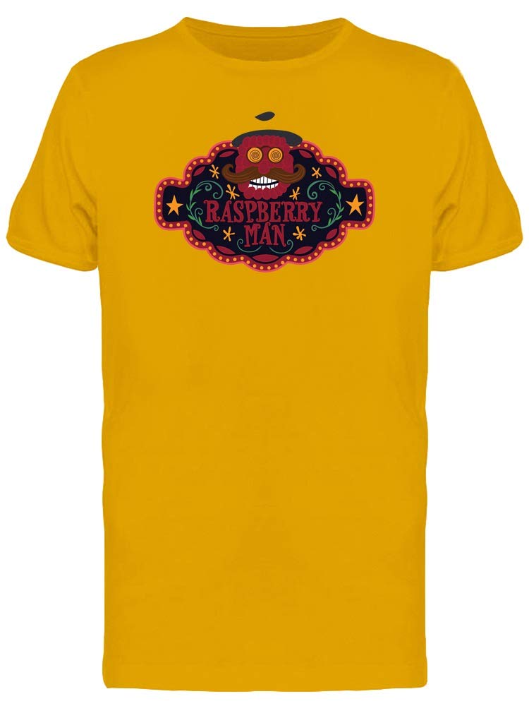 Trendy Hipster Raspberry Print T-Shirt for Men - Casual Graphic Tee for Streetwear & Urban Fashion