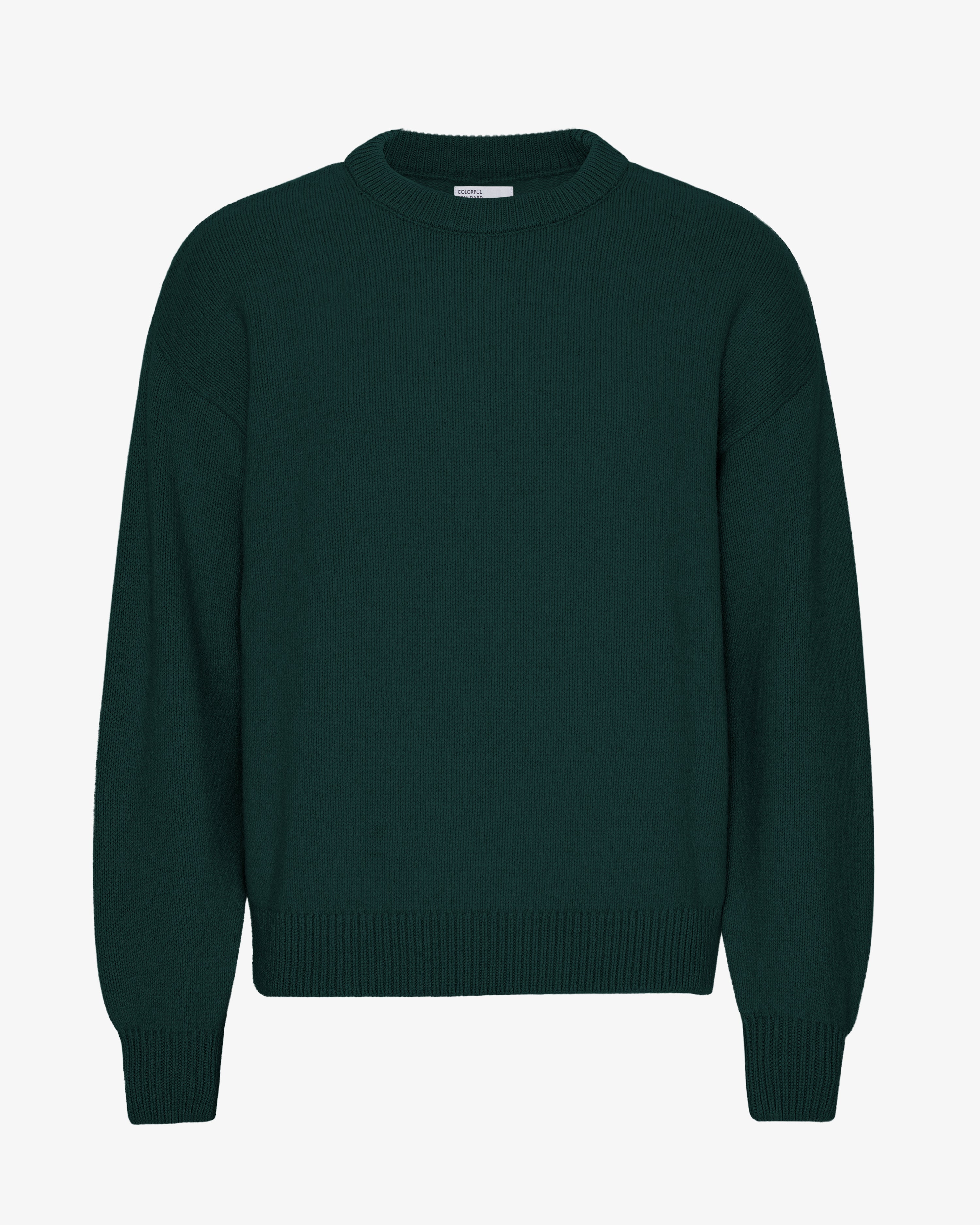 Premium Oversized Merino Wool Sweater - Soft & Warm Emerald Green Crewneck Pullover for Women | Cozy Winter Wear, Casual Outfits & Holiday Fashion