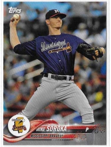 2018 Topps Pro Debut #44 Mike Soroka Rookie Baseball Card - Collectible Sports Memorabilia for Fans and Investors (Perfect for Display, Trading, and Portfolio Growth)