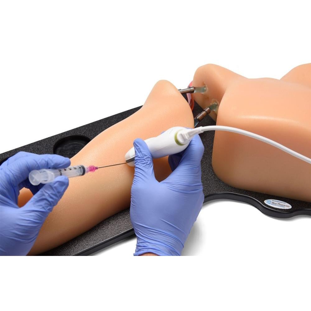 Gen II PICC with IV & Arterial Line Vascular Access Ultrasound Trainer - Medical Simulation for Ultrasound Guided PICC Insertion, X-Ray Positioning Practice & IV Therapy Training