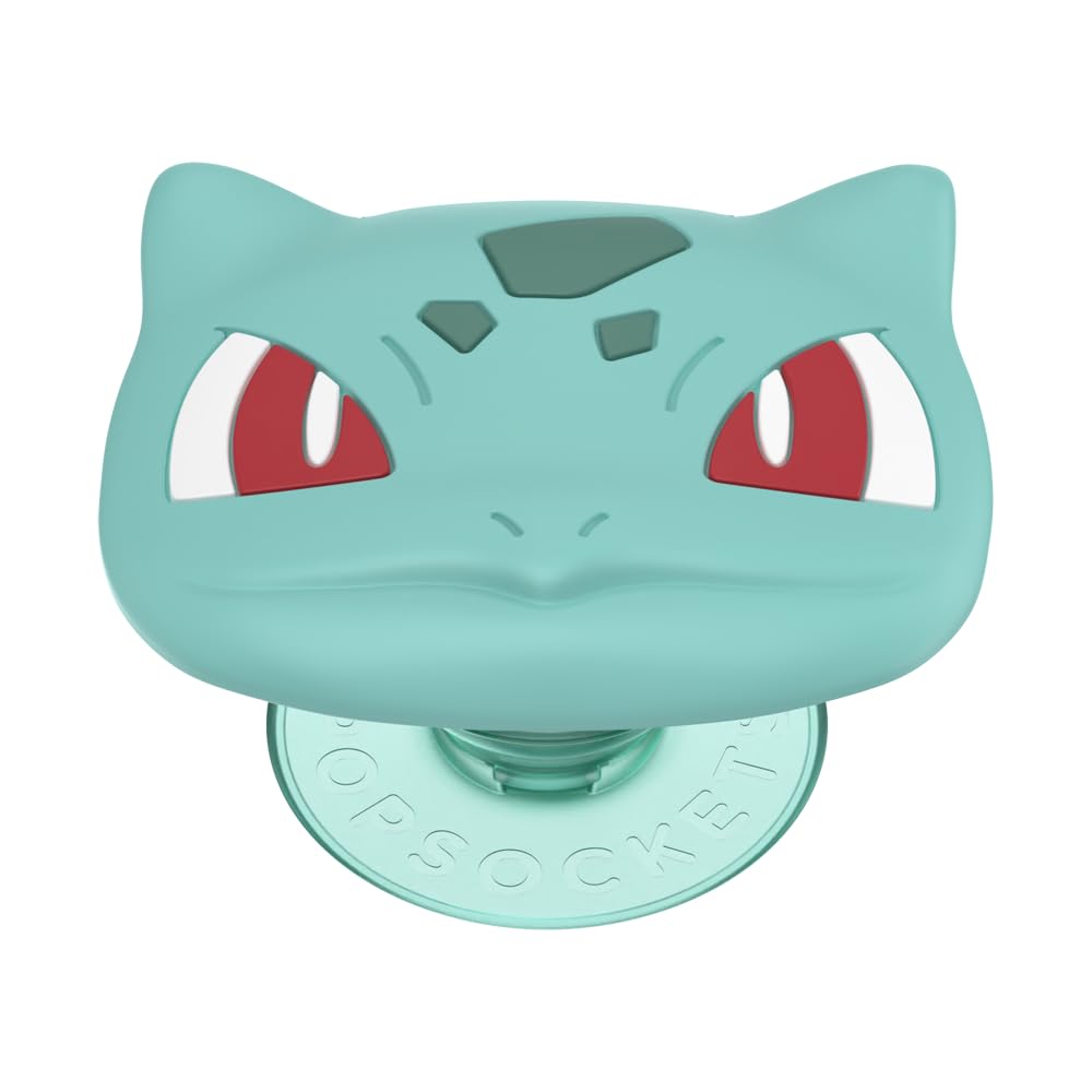 Pokemon PopSockets Phone Grip with Expanding Kickstand - Bulbasaur Face Design for iPhone & Android - Perfect for Gaming, Travel & Selfies