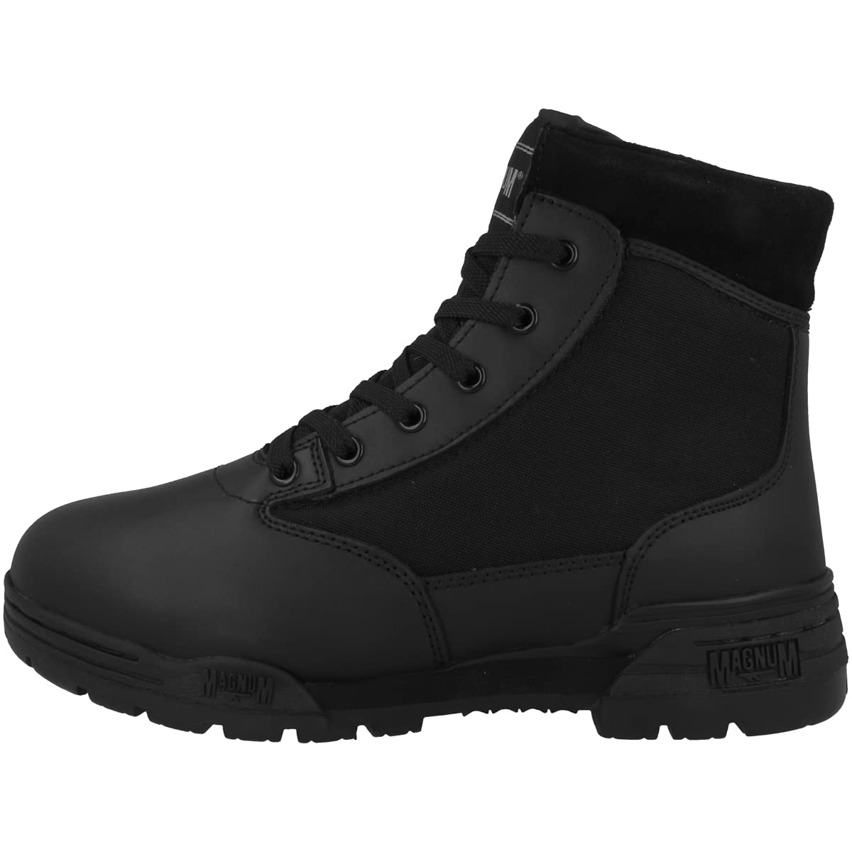 Magnum Unisex Adults Mid Work Boots - Black (Size 6.5 UK / 40 EU) | Durable Safety Footwear for Construction, Warehouse & Outdoor Work