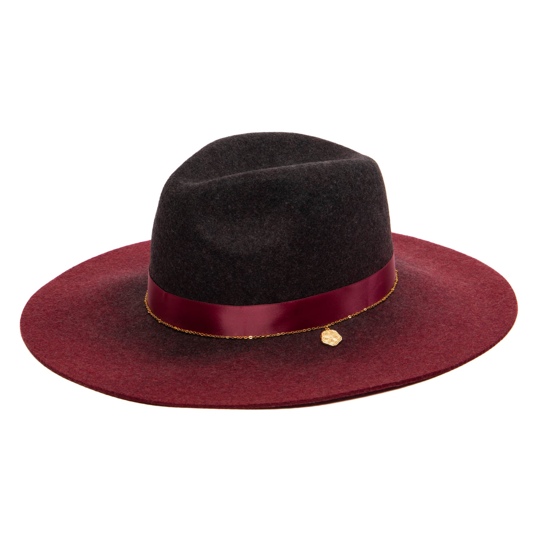 Trina Turk Vice Roy Fedora Hat for Women - Classic Elegant Wide Brim Fedora for Outdoor, Travel, and Fashion Events