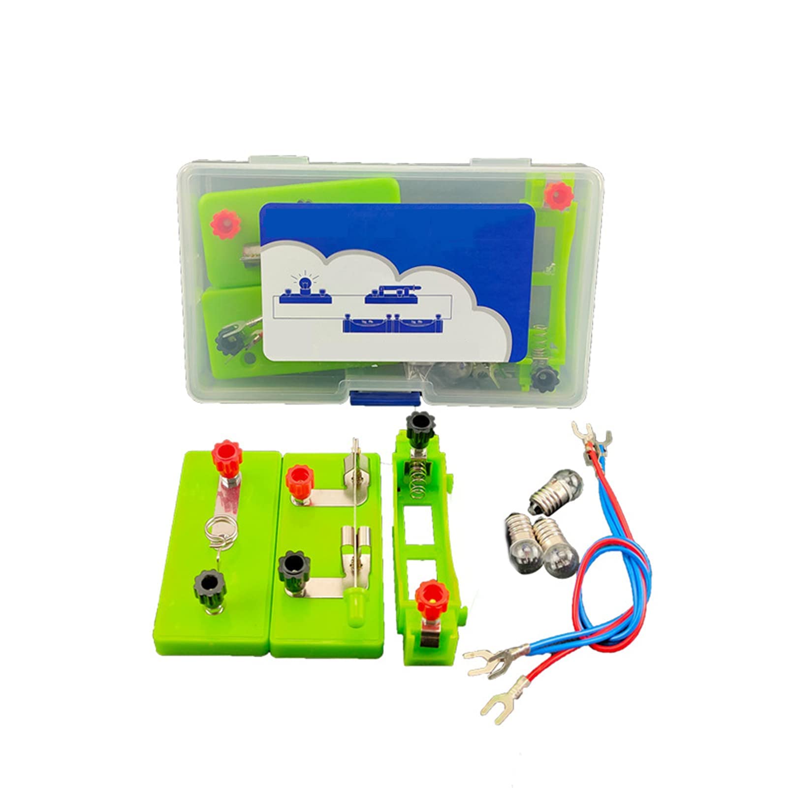 Elementary School Physics Circuit Kit - Series & Parallel Circuit Experiment Set for Kids - Fun STEM Learning Tool for Classroom & Homeschool Science Projects