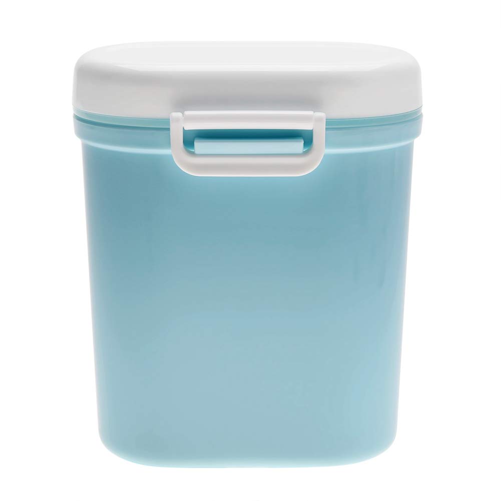 Plyisty Portable Baby Formula Dispenser - Large Powder Storage Container for Travel, Snacks & Candy (Blue) - Perfect for On-the-Go Parents & Daycare Essentials
