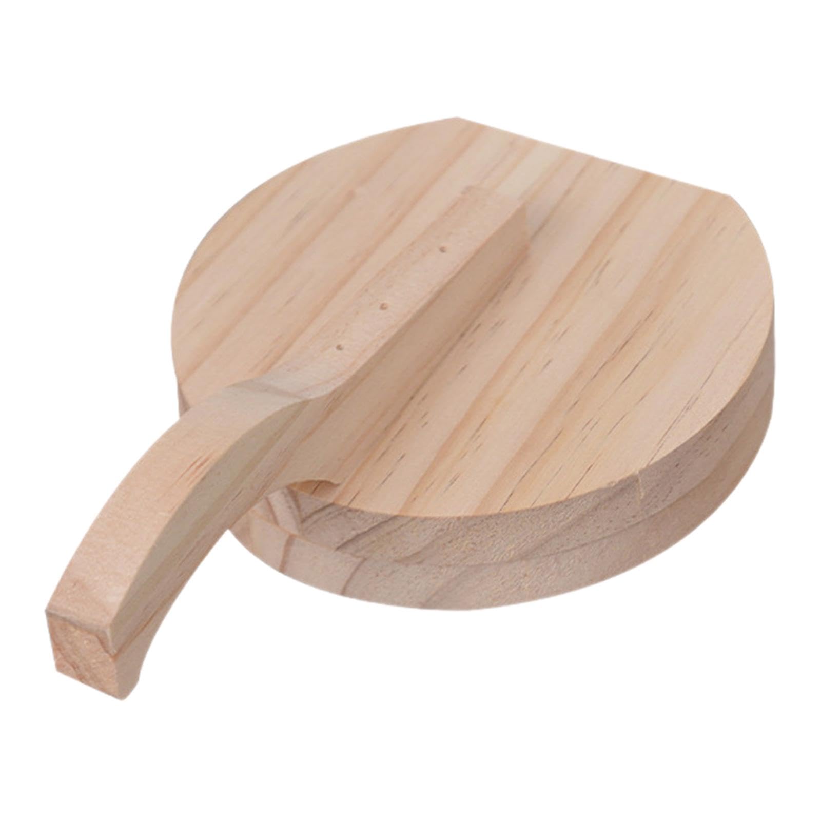 CALANDIS® Wooden Tortilla Press - Handmade Dumpling & Pastry Dough Press for Tortillas, Empanadas, Arepas - Traditional Mexican & Asian Cooking Tool - Perfect for Home Kitchens & Restaurants